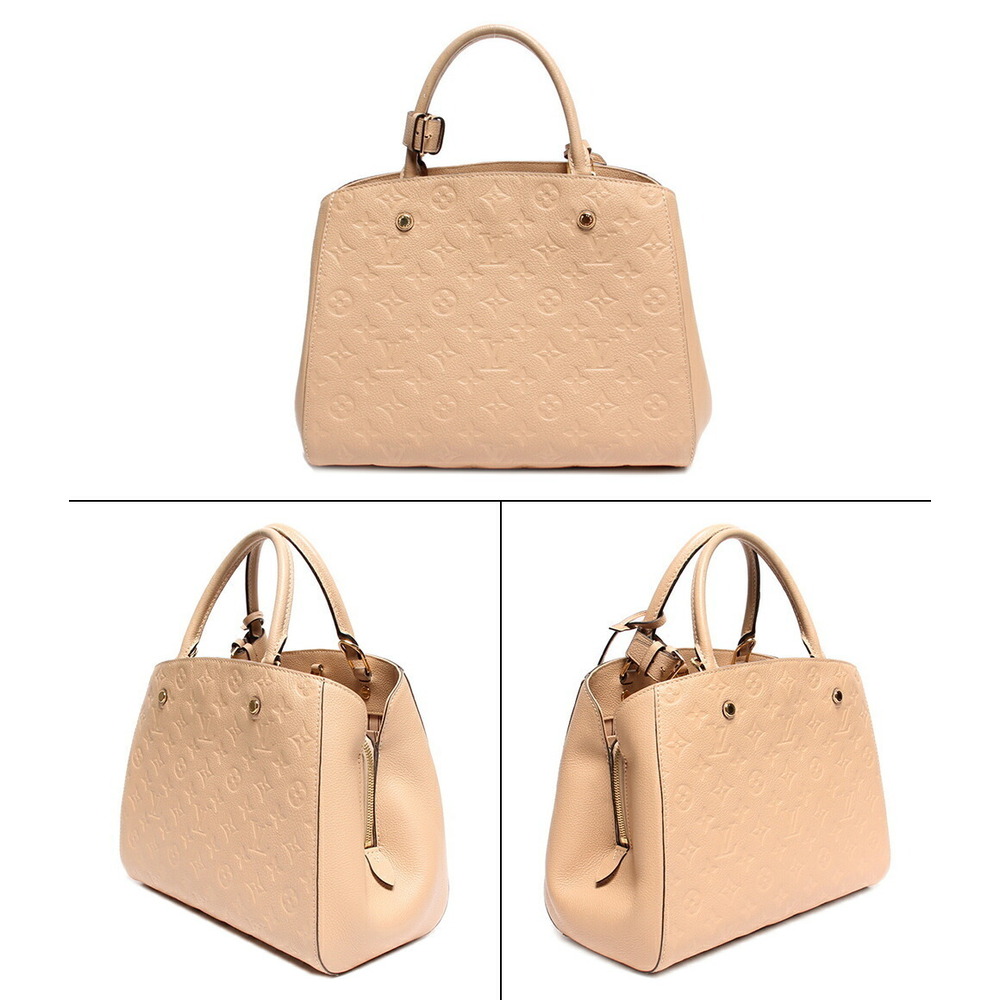 Louis Vuitton handbag dune Empreinte Monogram Montaigne
